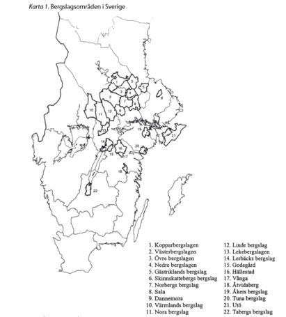 Bergslagsområden i Sverige