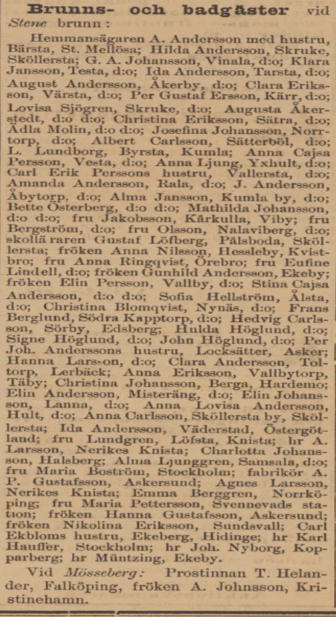 Örebro Tidning, 11 augusti 1892.