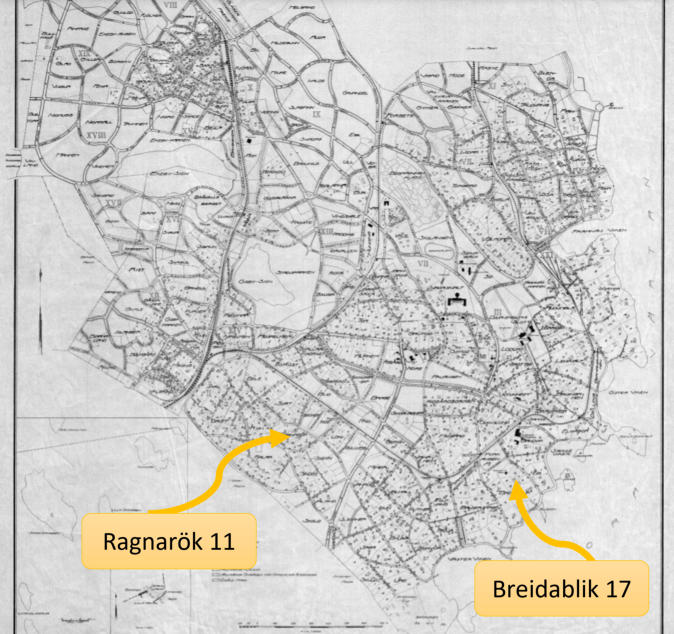 Karta över Djursholm 1923