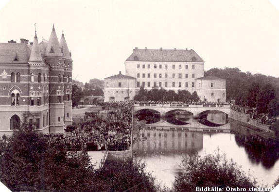 Örebro Slott innan upprustningen.